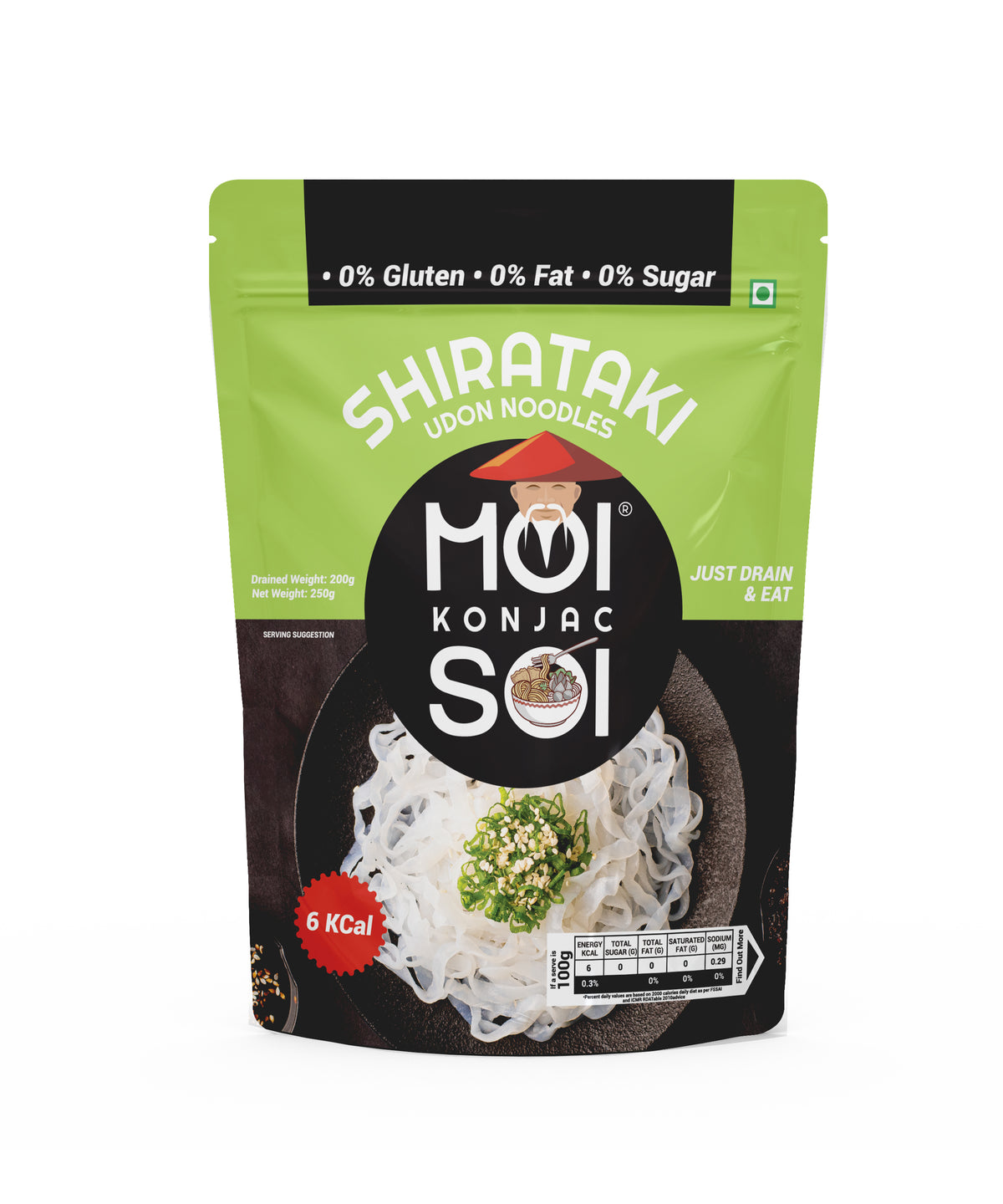 MOI SOI Shirataki Udon Noodles