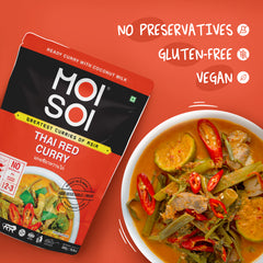 Thai Red Curry, No preservatives, Gluten-free & Vegan