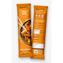 MOI SOI Noodles Value Pack of 2 - 150g Each (EGG Hakka Noodle + Udon Noodle) (No MSG | No Preservatives | 100% Real Ingredients)